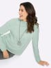 WITT WEIDEN Feinstrick-Pullover in kalkmint-meliert