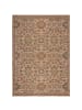 KADIMA DESIGN Flachgewebe Teppich mit floralem Oriental-Muster, Jute-Chenille-Mischung in Rosa