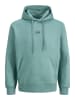 Jack & Jones Kapuzenpullover in Mineral Blue