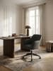 KADIMA DESIGN Schreibtischstuhl MIAMI Anthrazit Stoff Drehstuhl mit Lehne 120 kg,