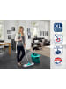 Leifheit  Set Wischtuchpresse Profi XL Mobile 2x micro duo türkis grau 50,0x28,7x146,0cm