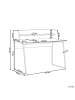 Beliani Schreibtisch GORUS in Braun/Schwarz - (W) 120 x (H) 101 x (L) 59 cm