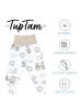 TupTam Baby Strampelhose mit Fuß 5er Pack in blau/beige