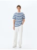 KOTON TSHIRT SS in Blau Gestreift