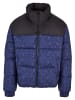 Urban Classics Winterjacken in darkblue damast aop