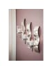 Fink Wandleuchter "Wave" mit Glas in Silber - H. 51 cm - B. 18 cm