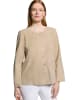 Ulla Popken Lederjacke in sand