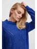 PULZ Jeans Strickpullover PZIRIS Pattern Pullover in blau