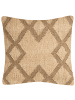 Beliani 2er-Set Dekokissen GOPI in Beige/Braun