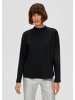 s.Oliver Sweatshirt langarm in Schwarz