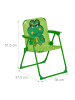 relaxdays Kinder-Klappstuhl "Frosch" in Bunt - (B)36 x (H)51,5 x (T)37,5 cm