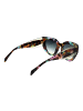 Ana Hickmann Sonnenbrille Katzenauge Braun