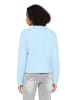 CARTOON Strick-Cardigan mit Rundhalsausschnitt in Light Blue Melange