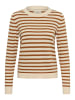 PART TWO Strickpullover GertiaPW Classic fit in Brown Stripe