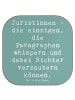 Mr. & Mrs. Panda Tischuntersetzer Spruch Juristin Zauber mit Spruch in Meeresbrise