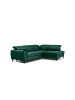 MF Design Nobel Recamiere Rechts in Flaschengrün -  (L) 265 x (B) 265 x (H) 100 cm