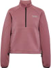 Hummel Halbreißverschluss Jacke Reflektierend Logo Hmltech Damen in WISTFUL MAUVE