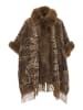 Usha Women Poncho in Braun