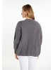 usha WHITE LABEL Damen Cardigan in Dunkelgrau