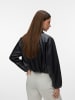 Vero Moda Lederjacke in Black