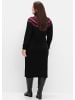 sheego Strickkleid in schwarz
