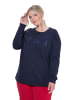 MIAMODA Sweatshirt in dunkles marine