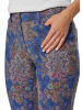 MADELEINE Schlanke Jeans mit Paisley-Print in lilablau / multicolor