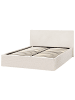 Beliani Doppelbett ORBEY in Beige - (W) 137 x (H) 88 x (L) 212 cm