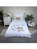 COFI 1453 Baby Bettwäsche Teddy Bear Moon 100x135 cm Baumwolle Set mit in Mehrfarbig