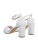 Ital-Design High-Heel Sandalette in Weiß