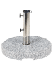 Beliani Zubehör für Sonnenschirme CEGGIA in Grau/Silber - (W) 45 x (H) 36 x (L) 45 cm