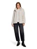 BETTY & CO Plüschjacke mit Stehkragen in cream