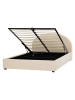 Beliani Doppelbett VAUCLUSE in Beige - (W) 174 x (H) 112 x (L) 214 cm