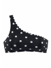 LASCANA Bustier-Bikini-Top in schwarz-weiß