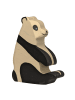 Holztiger Pandabär aus Holz - sitzend - ab 3 Jahren