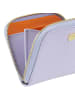 DuDu Up Geldbörse Leder 10 cm in lilac-orange