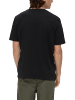 QS T-Shirt kurzarm in Schwarz