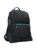 Piquadro Corner Rucksack 44 cm Laptopfach in black