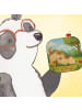 Mr. & Mrs. Panda Glas-Untersetzer Hund Marienkäfer Design ohne S... in Weiß