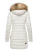 Marikoo Steppmantel Rose-Stepp in Off White