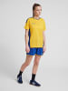 Hummel Hummel T-Shirt Hmlauthentic Multisport Damen Atmungsaktiv Schnelltrocknend in SPORTS YELLOW/TRUE BLUE