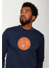 GreenBomb Sweatshirt Bike Slogan in Marineblau