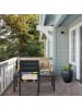 relaxdays 2 x Gartenstuhl in Schwarz - (B)53,5 x (H)90 x (T)59 cm