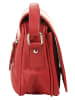 Samantha Look Umhängetasche echt Leder in rot