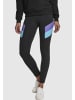 Urban Classics Leggings in black/ultraviolet