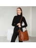 Florence Florence Schultertasche Leder tan, mittelbraun ca. 38cm