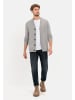 Camel Active Cardigan aus reiner Lammwolle in Grau