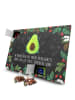 Mr. & Mrs. Panda Advents-Teekalender Avocado Glücklich mit Spruch in Kreidetafel