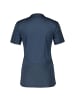SCOTT W TRAIL FLOW ZIP S/SL SHIRT in Blau