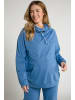 Ulla Popken Sweatshirt in mattes blau